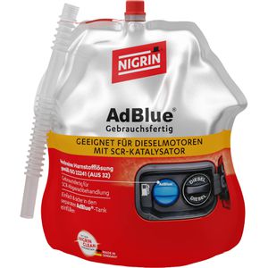 Nigrin AdBlue nach ISO 22241, mit Füllschlauch, Standbeutel 5 Liter