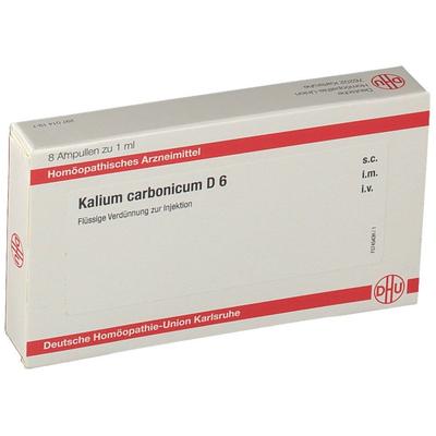 Kalium Carbonicum D 6 Ampullen 8x1 ml