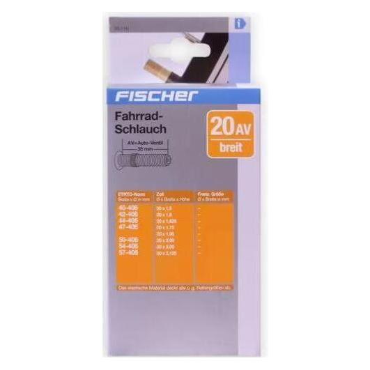 Fischer Fahrrad-Schlauch (Schrader (AV), 20", 35 mm) (85116)