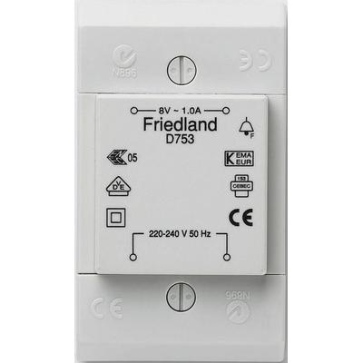 Honeywell Home D753 Klingel-Transformator 8 V/AC 1A