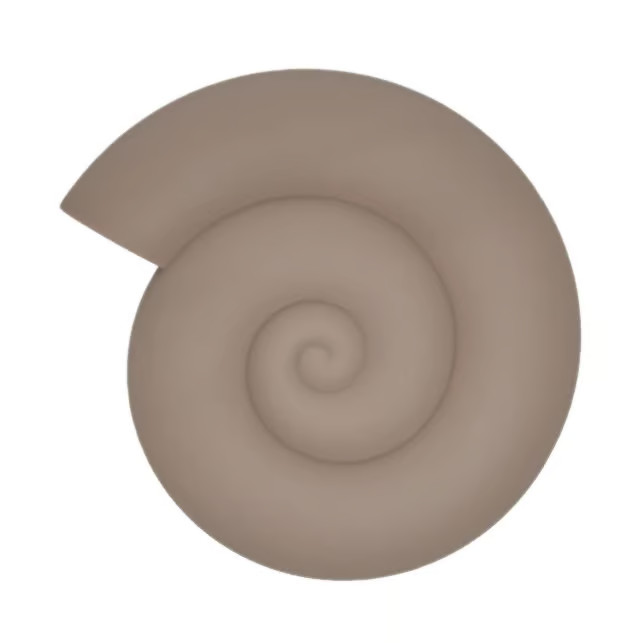 OYOY Nautilus onderzetter Clay beige wit keramiek