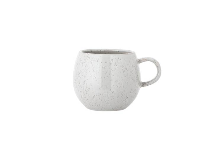 Bloomingville White Stoneware Addison Becher, 500 ml