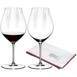Riedel Performance Pinot Noir Gläser inklusive Poliertuch, Weingläser, Transparent
