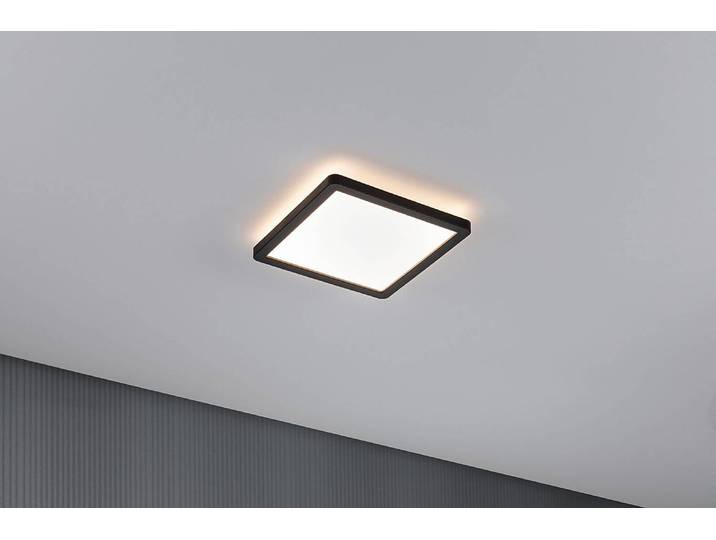 Plafonnier Atria Shine 19 x 19cm Noir/Noir Polycarbonate LED Module LED