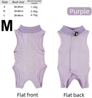 Uplifted Finds Soft After Surgery Recovery Suit purple m