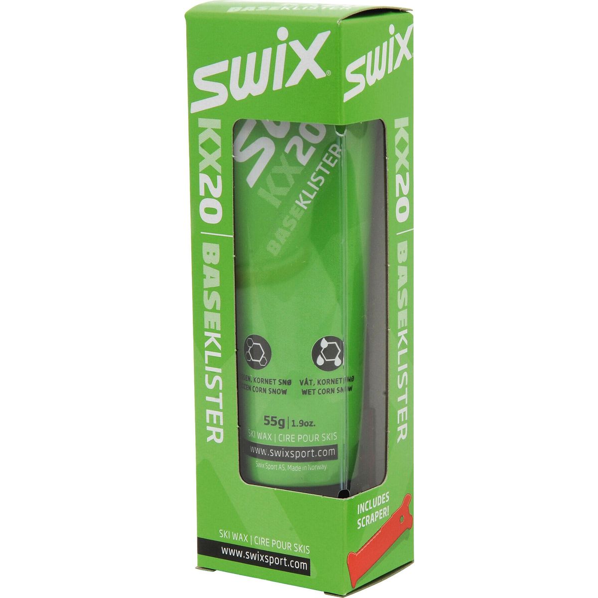 Swix KX20 Green Base Klister, 55g neutral