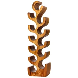 Invicta Interior Weinregal Arte Suarholz Handgefertigtes Unikat, 28 x 19 x101 cm, 12 Flaschen