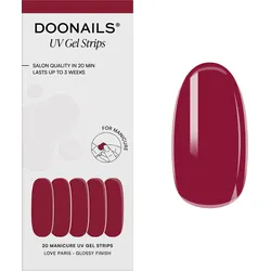 DOONAILS UV Gel Strips Love Paris - rot