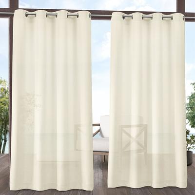 ATI Home Miami Indoor/Outdoor Grommet Top Curtain Panel Pair