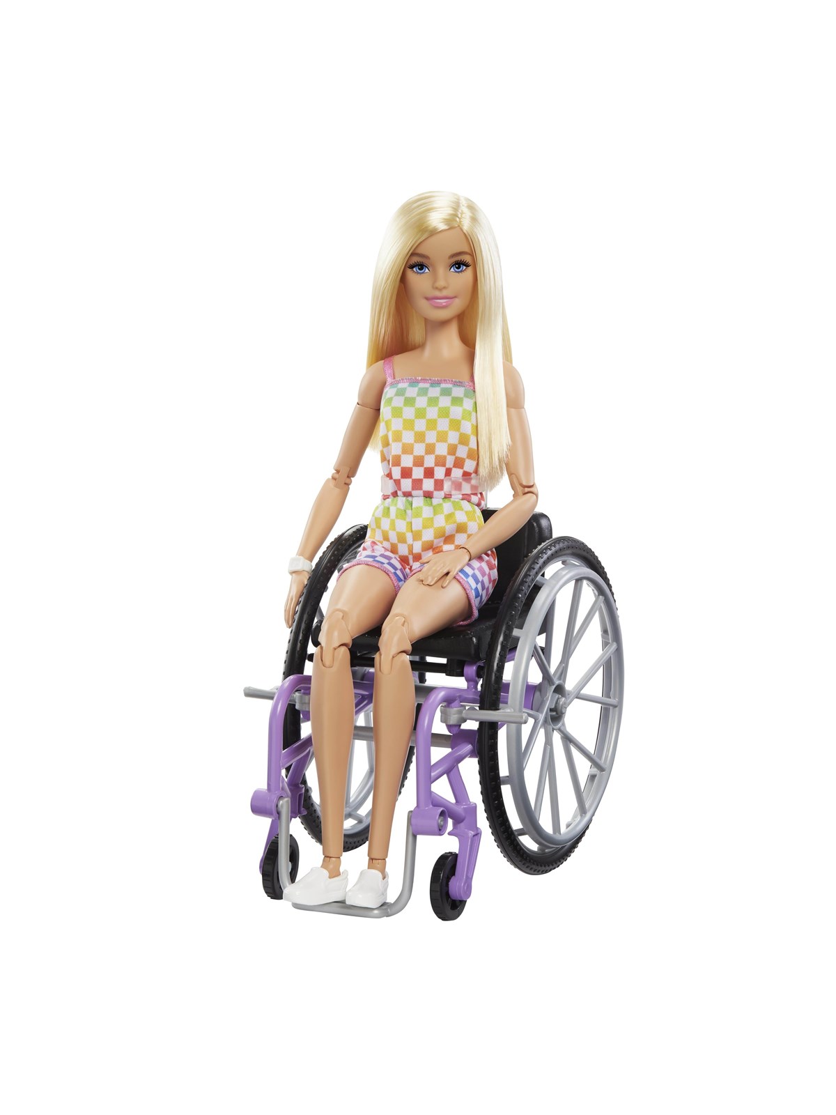 Barbie Fashionista Rollstuhl Karomuster