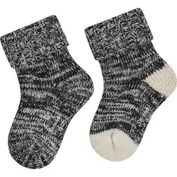 STERNTALER Baby Socken 2er-Pack Wolle, Größe 18 in Schwarz Schwarz