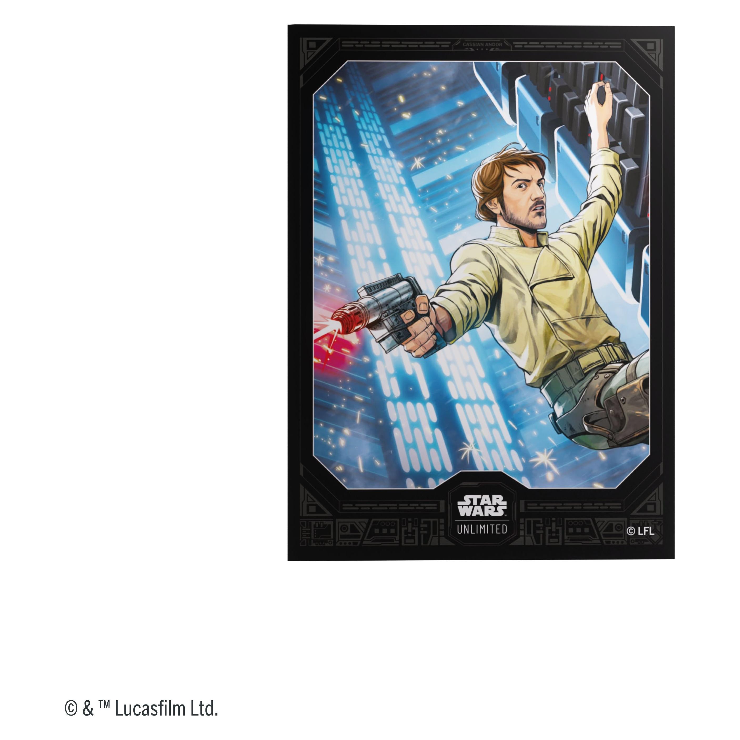 Gamegenic Star Wars Unlimited Premium Art Sleeves - Cassian Andor (Einzelartikel) Sprachunabhängig (GGS15103)