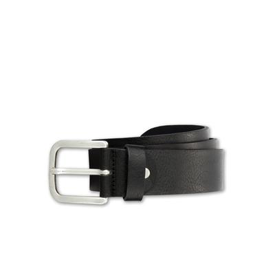 Ledergürtel BERND GÖTZ "Ledergürtel mit Airbrushkante", Herren, Gr. 80, schwarz, Rindsleder, Gürtel Ledergürtel
