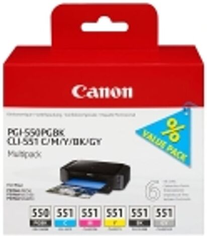 Canon PGI-550PGBK/CLI-551 Multipack