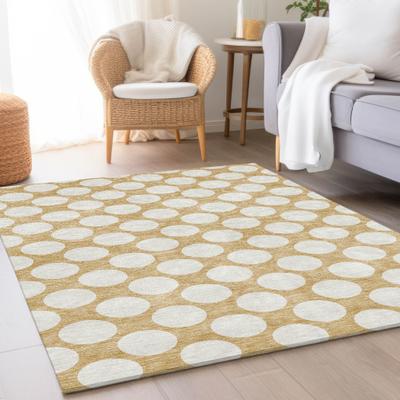 Addison Rugs Premium Washable Super Soft Modern Polka Dots Mayfield Rug