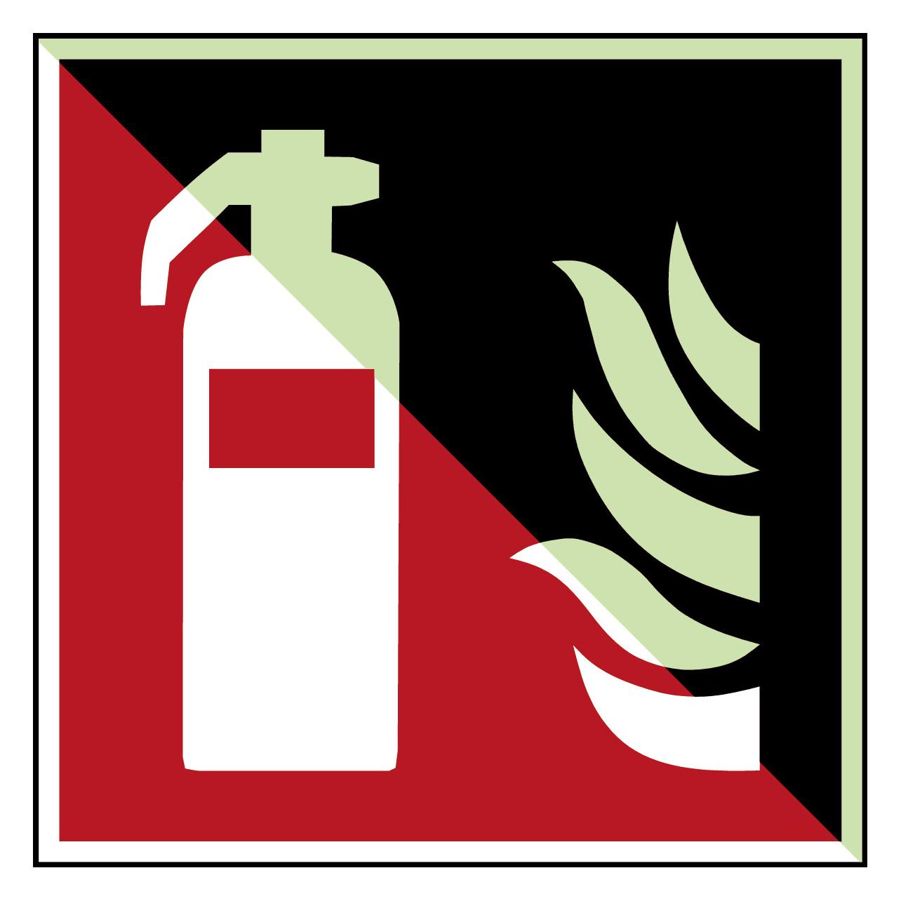 Brady Langnachleuchtende Sicherheitsschilder - Feuerlöscher (835136)