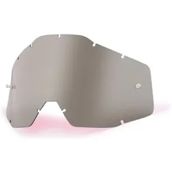 100%, Sportbrille, Ersatzlinse Racecraft 2 - Accuri 2 - Strata 2 getönt (Smoke), Transparent