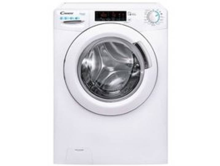 Lave-linge hublot CANDY CS1412TME/1-47 - 12 kg - Induction - 1400 trs/min - Connecté - Programmes rapides - Classe B - Blanc