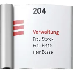 Schild I Etagenwegweiser Sydney, silber, Aluminium eloxiert, 148x167mm