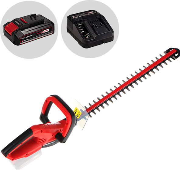 Einhell GE-CH 1846 Li PXC - Taille-haie électrique à batterie 18V 2.5Ah - Lame de 46 cm