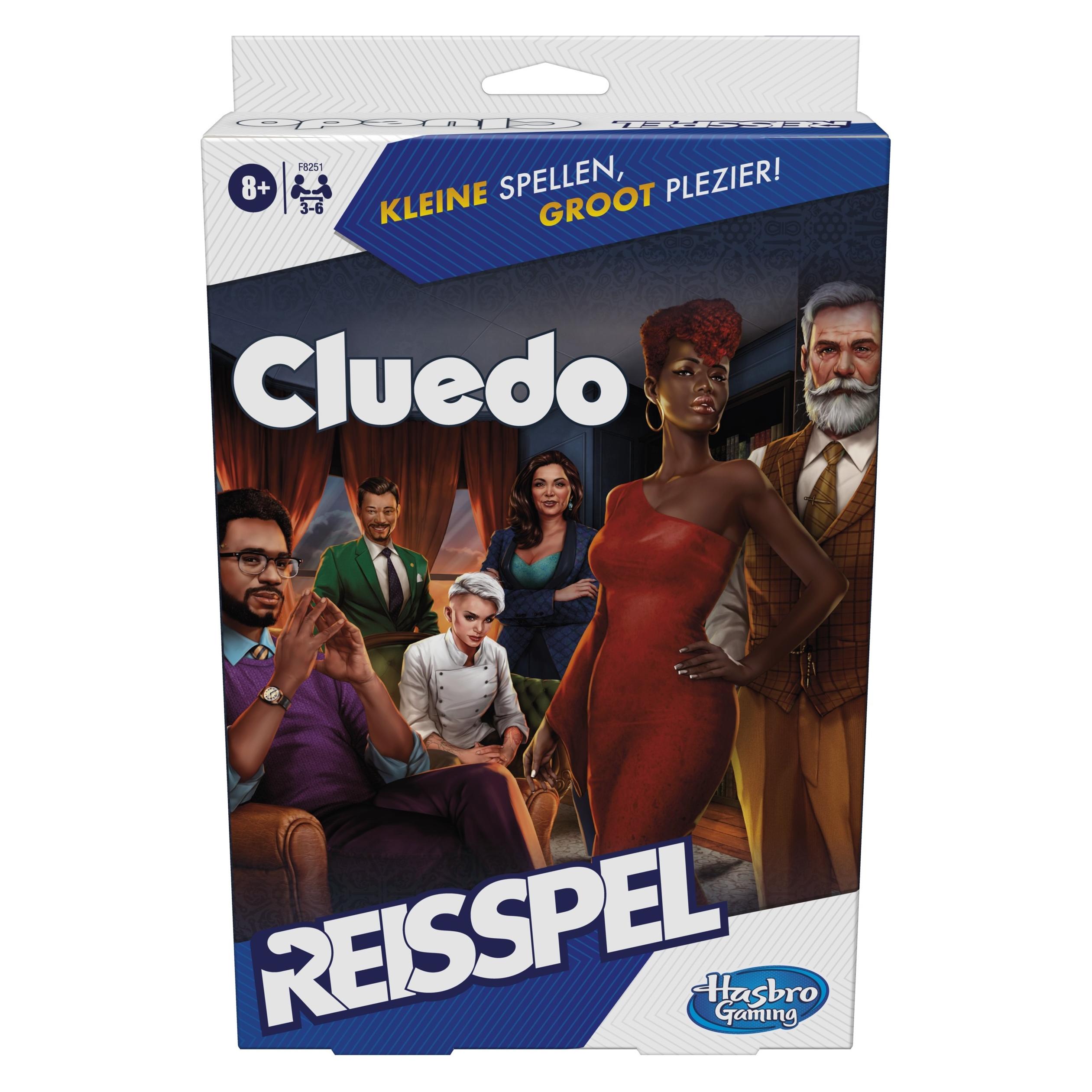 Hasbro F8251Ns0 Nl Cluedo Travel Game- Grab And Go (Niederländisch, 3 - 6 Spieler) (F8251NS0)