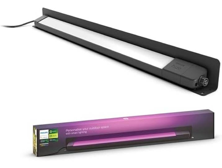 Philips Hue Amarant Außen-Wandfluter, Gartenbeleuchtung, Schwarz