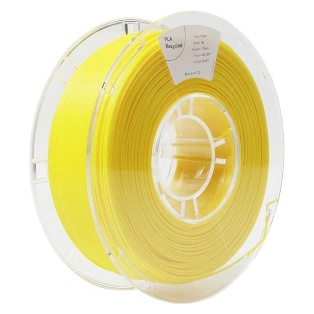 Maertz PLA Recycled Yellow 1,75 1.000 g (PLA, 1000 g, 1.75 mm) (PMMA-1013-004)