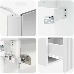 vidaXL, Badmöbelset, Badezimmer-Waschtisch