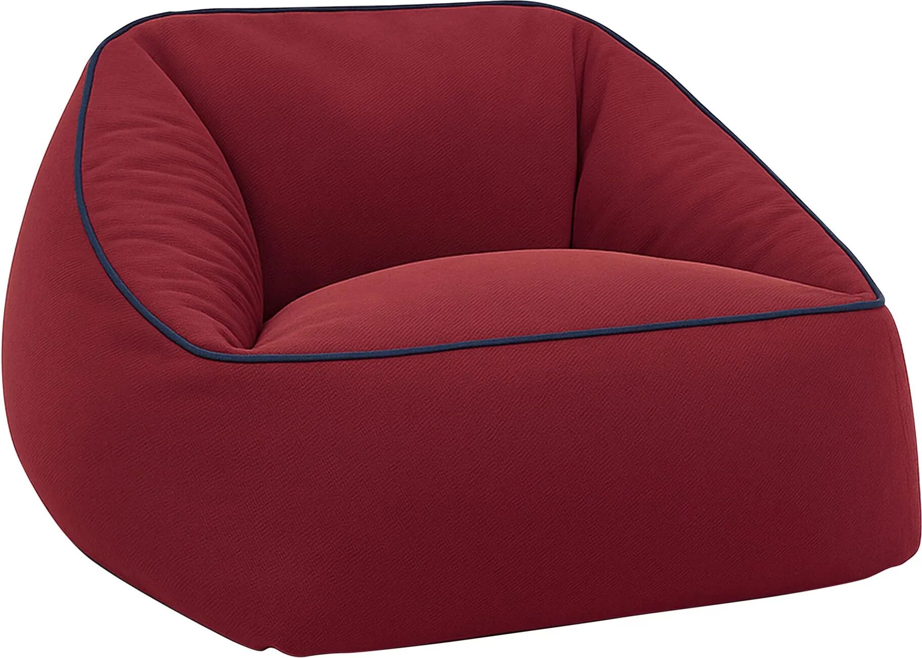 Nobodinoz Fauteuil pouf Arnold Rouge taille unique