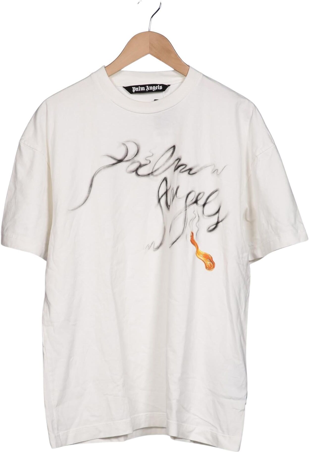 Palm Angels Herren T-Shirt, Weiß, Gr. M, Baumwolle - Second Hand