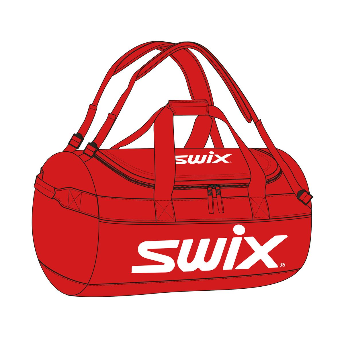 Swix Duffle, Red, OS swix red (99990) OS SW303-25-99990-OS