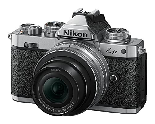 Nikon Z fc camera met Z 16-50mm en Z 50-250mm lenzen, Zilver