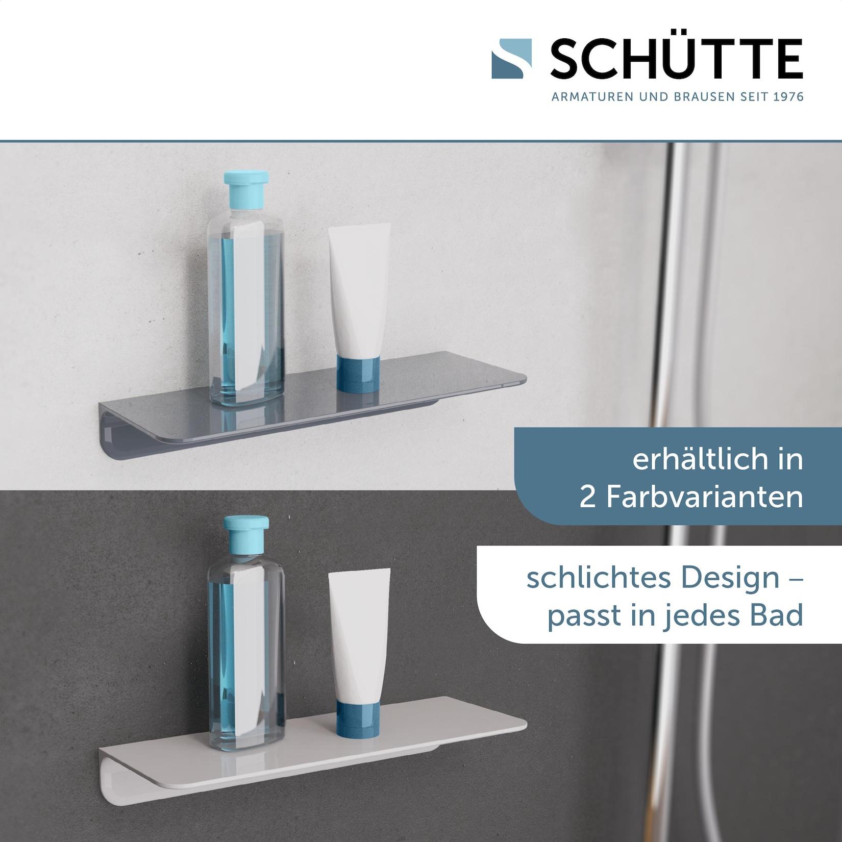 Duschablage Weiß, zum Kleben