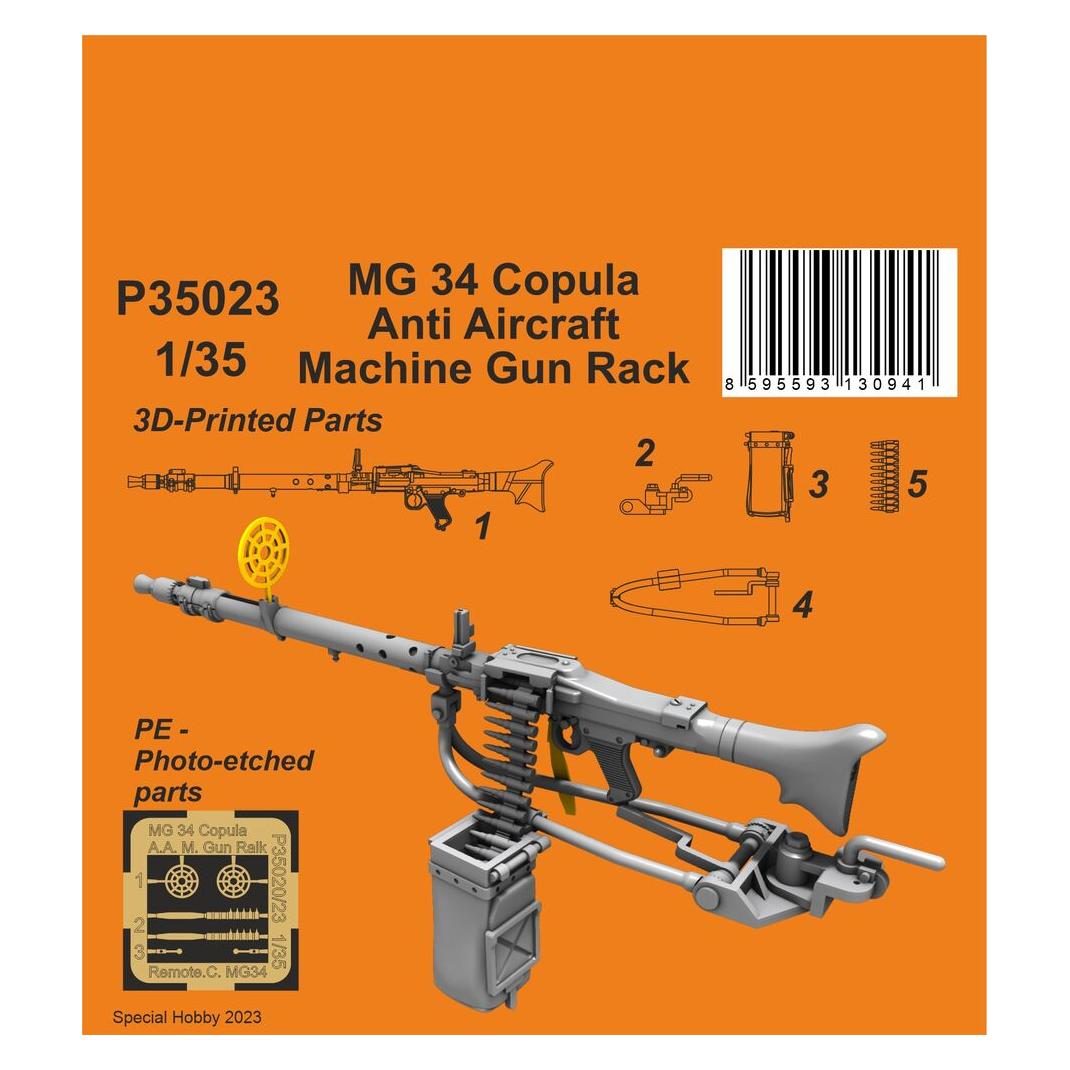CMK MG 34 Copula Anti Aircraft Machine Gun Ralk (2 pcs.) 1/35 (P35023)
