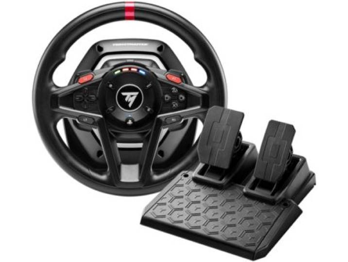 Thrustmaster - Volant + Pédalier T128 Ps5/Ps4/Pc