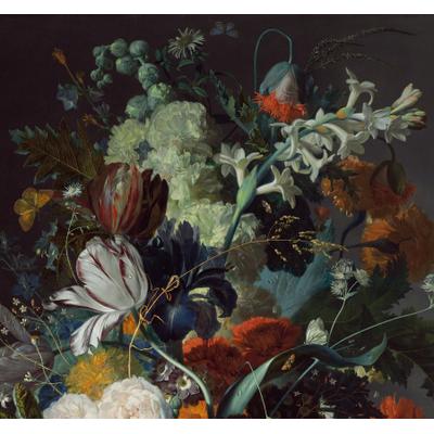 Fototapete ART FOR THE HOME "Feona Blumen", bunt (mehrfarbig), B:2,8m L:2,8m, Vlies, Tapeten, Feona Holländische alte Meister Blumen280x300 cm
