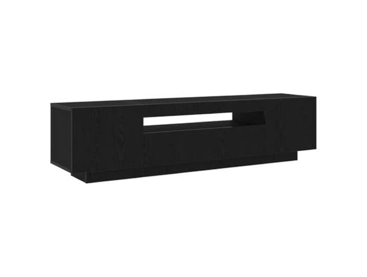 Makastle TV-Schrank 160x35x40 cm Schwarz Holzwerkstoff