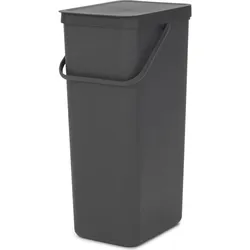 Sort & Go Korb zur Abfalltrennung 40 l grau