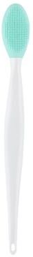 Smart Shopping Spot Silicone Face Brush For Exfoliating & Blackhead Removal With Replacement Head green