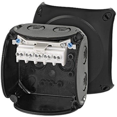 Hensel Kabelabzweigkasten 1,5-2,5 5pol. sw KF 0202 B (62000044)