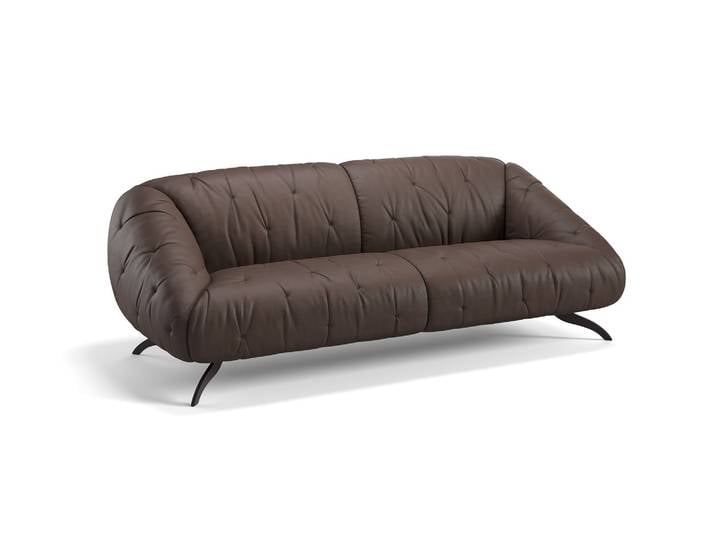 Leder Sofa VARESE 2-Sitzer Designersofa Designercouch Couch