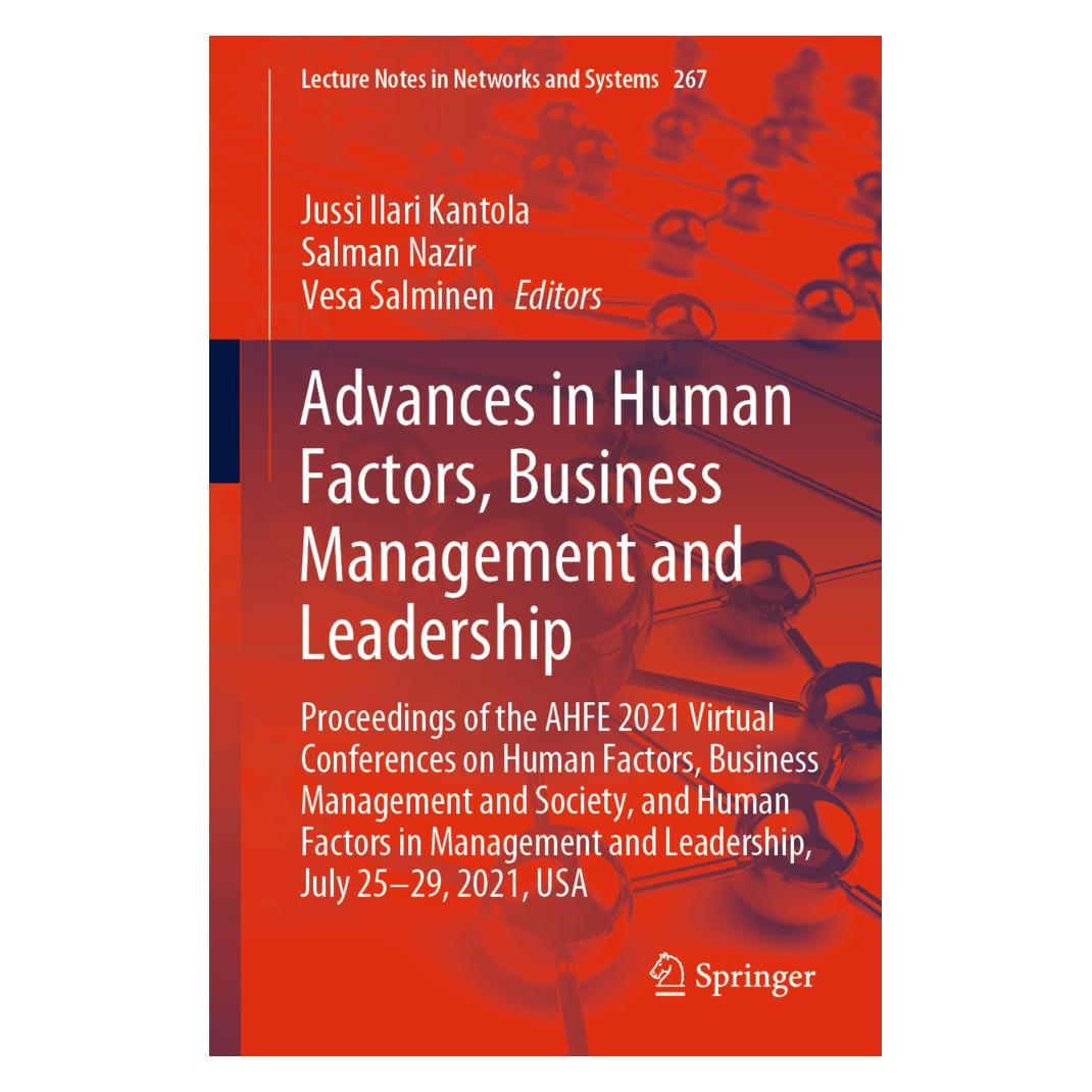 Springer Advances in Human Factors, Business Management and Leadership (Englisch, Softcover, Jussi I. Kantola, Salman Nazir, Vesa Salminen) (56210305)