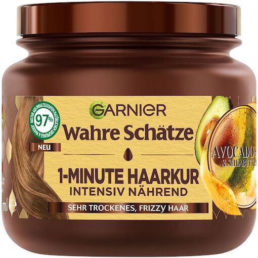GARNIER Wahre-Schaetze Wahre-Schaetze1-Minute Haarkur Sanfte Hafermilch 340 ml (14,68 € / 1 l)