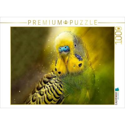 CALVENDO Puzzle Wunderschöner Wellensittich | 1000 Teile Lege-Größe 64x48cm Foto-Puzzle für glückliche Stunden, Sonstige von , Calvendo Puzzle