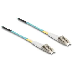 Delock Kabel Lichtwellenleiter LC Duplex Multimode OM3 100 m (100 m), Netzwerkkabel