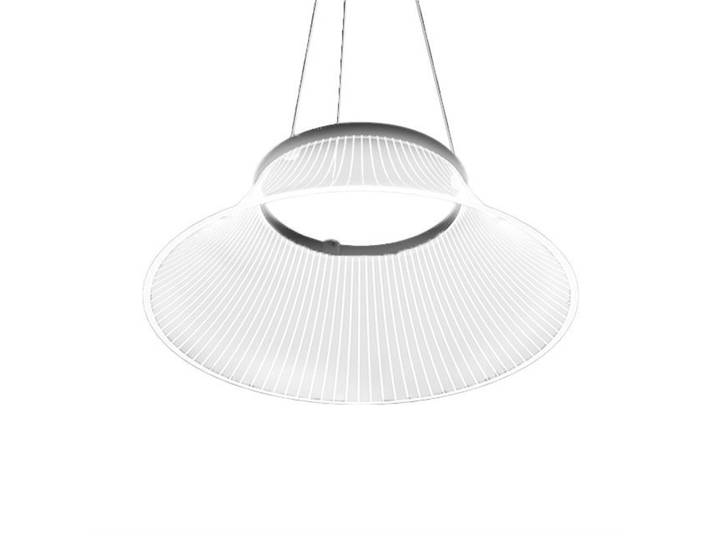 MARTINELLI LUCE lampe à suspension PLISSÉ Plissè (Effet rayEffetto vetro - Méthacrylate transparent)
