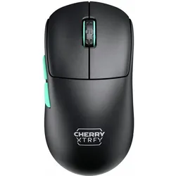 CHERRY xtrfy M68 Wireless, Black (Kabellos), Maus, Schwarz
