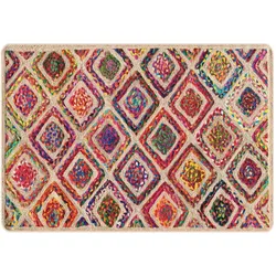 vidaXL Teppich Waschbar Mehrfarbig 160 x 230cm Rutschfest