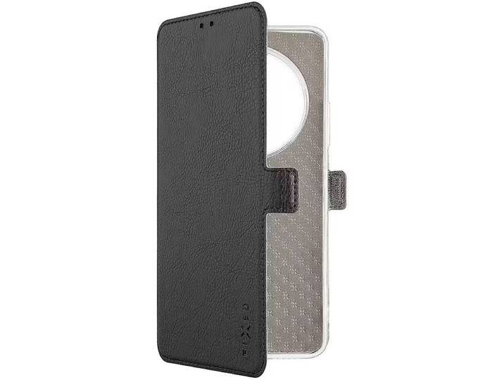 FIXED Étui livre fin Topic pour Xiaomi Redmi 14C/A4 5G/A3 Pro/POCO C75 4G/5G/M7 5G, Noir