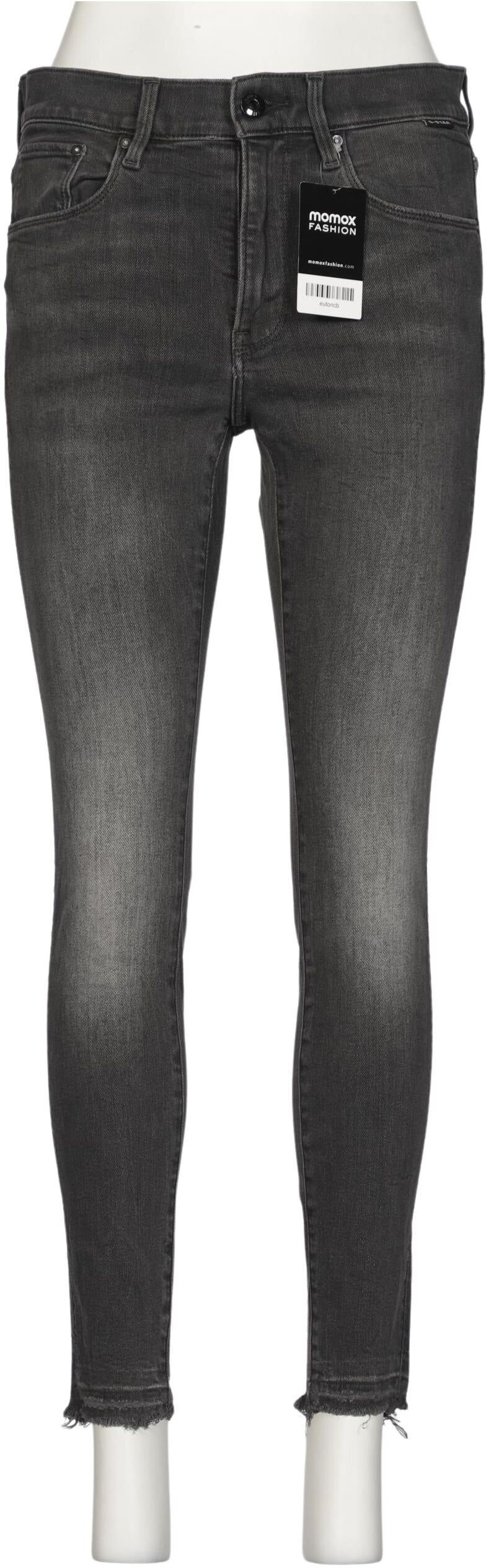 G Star RAW Damen Jeans, Grau, Gr. W28, Baumwolle / Synthetik / Elasthan / Hanf - Second Hand